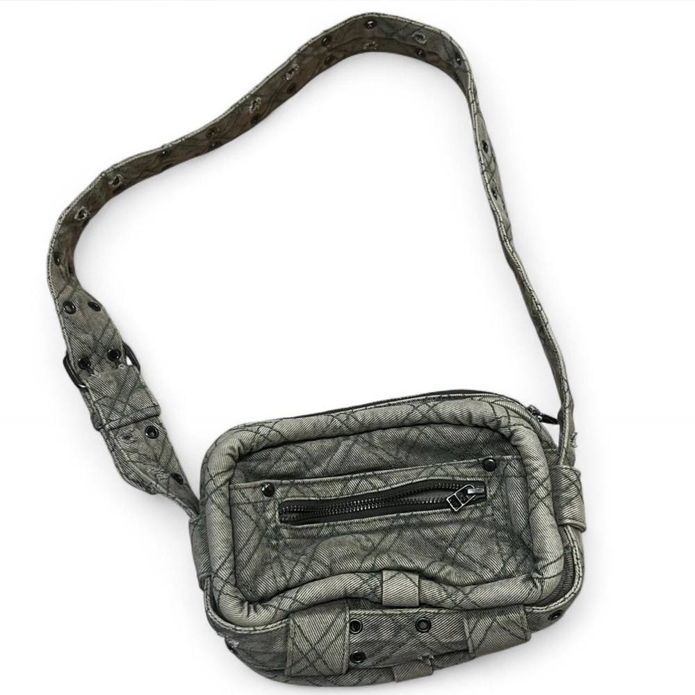 Quilted Crossbody Bag with Adjustable Strap